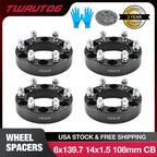 Wheel Spacers for GMC K1500 1990–1999 (6x5.5, 1.5")