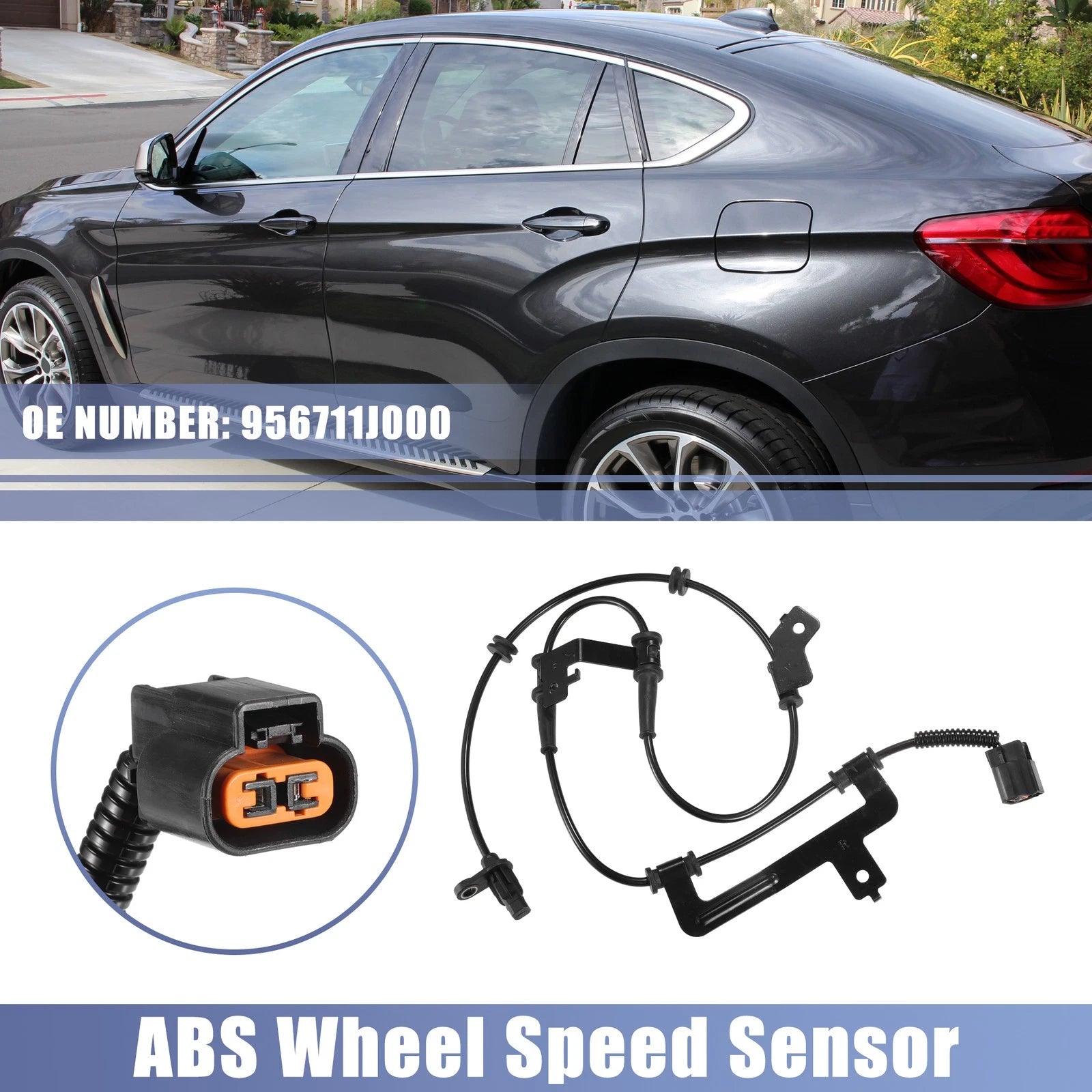 1pc ABS Wheel Speed Sensor for Hyundai I20 (2008–2014) No. 956711J000