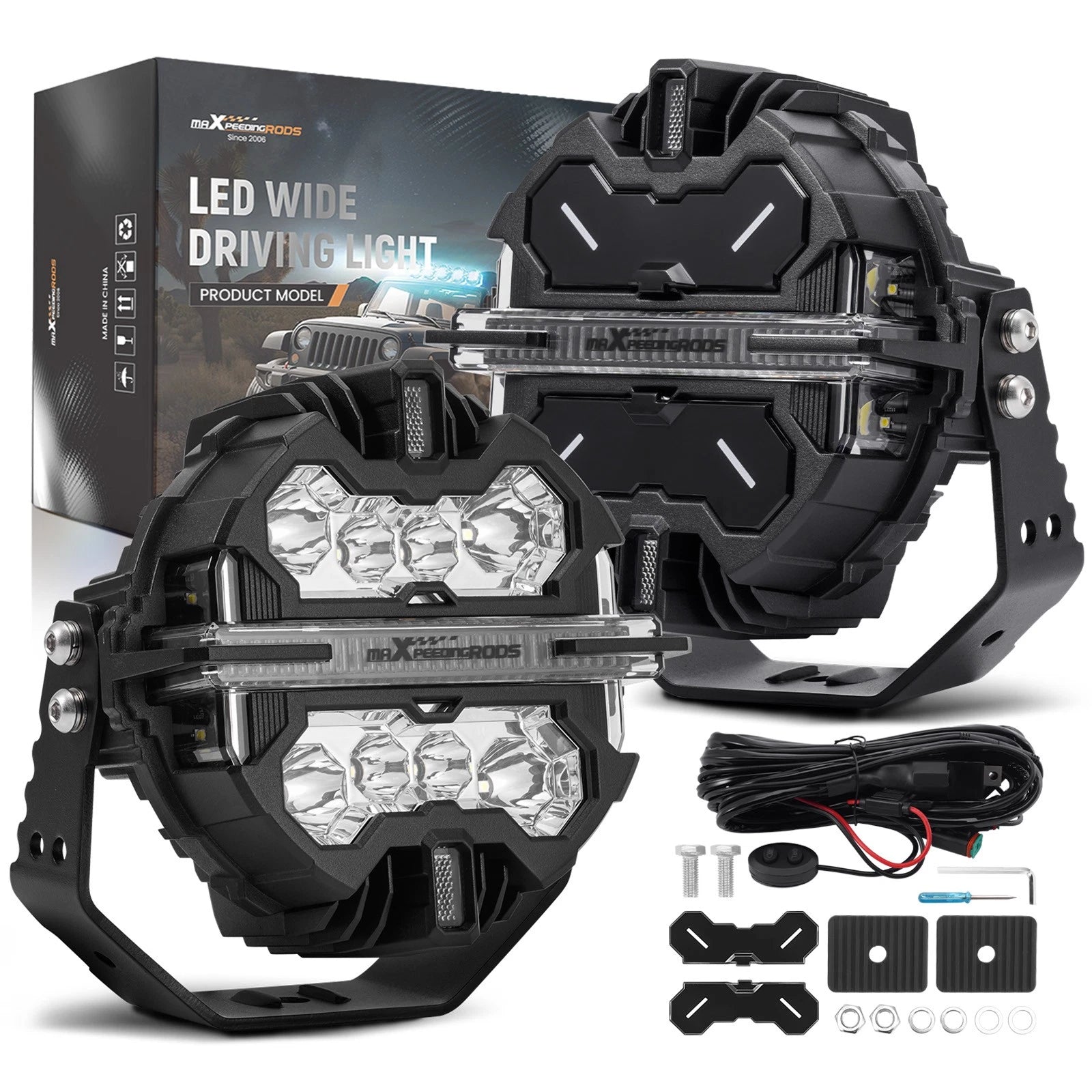 7" LED Driving Light for Truck SUV 4WD (IP68)