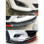 Carbon Fiber Look Front Bumper Lip Splitter Spoiler Body Kit for Universal Car