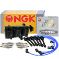 NGK DIS Ignition Coil Wires & 6 Laser Platinum Spark Plugs for Hyundai Kia V6