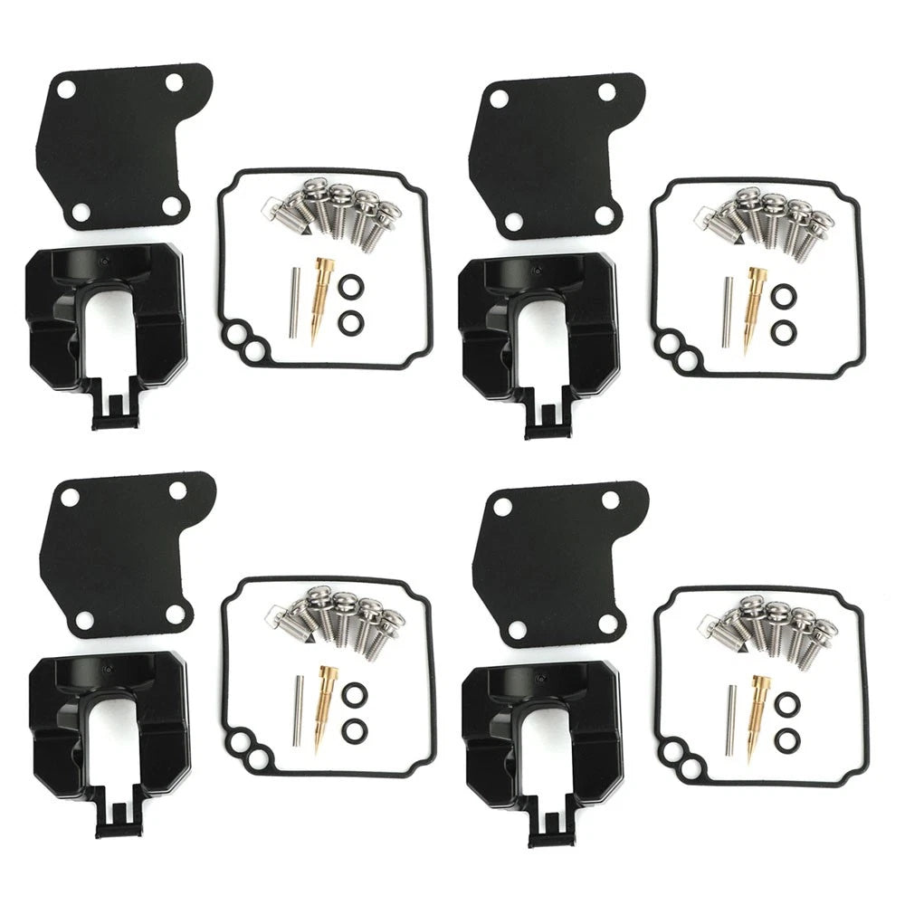4X Carb Rebuild Kit for Yamaha Outboard 9.9HP 15HP (2-Stroke) 63V-W0093-00-00