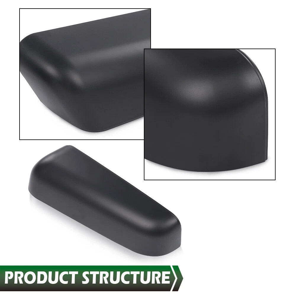 2Pcs Mirror Cover Set for Ford F150 (2009–2014) Black
