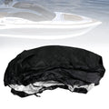 Universal Waterproof Boat Cover 14-16Ft Black for Fishing Boat (T9)