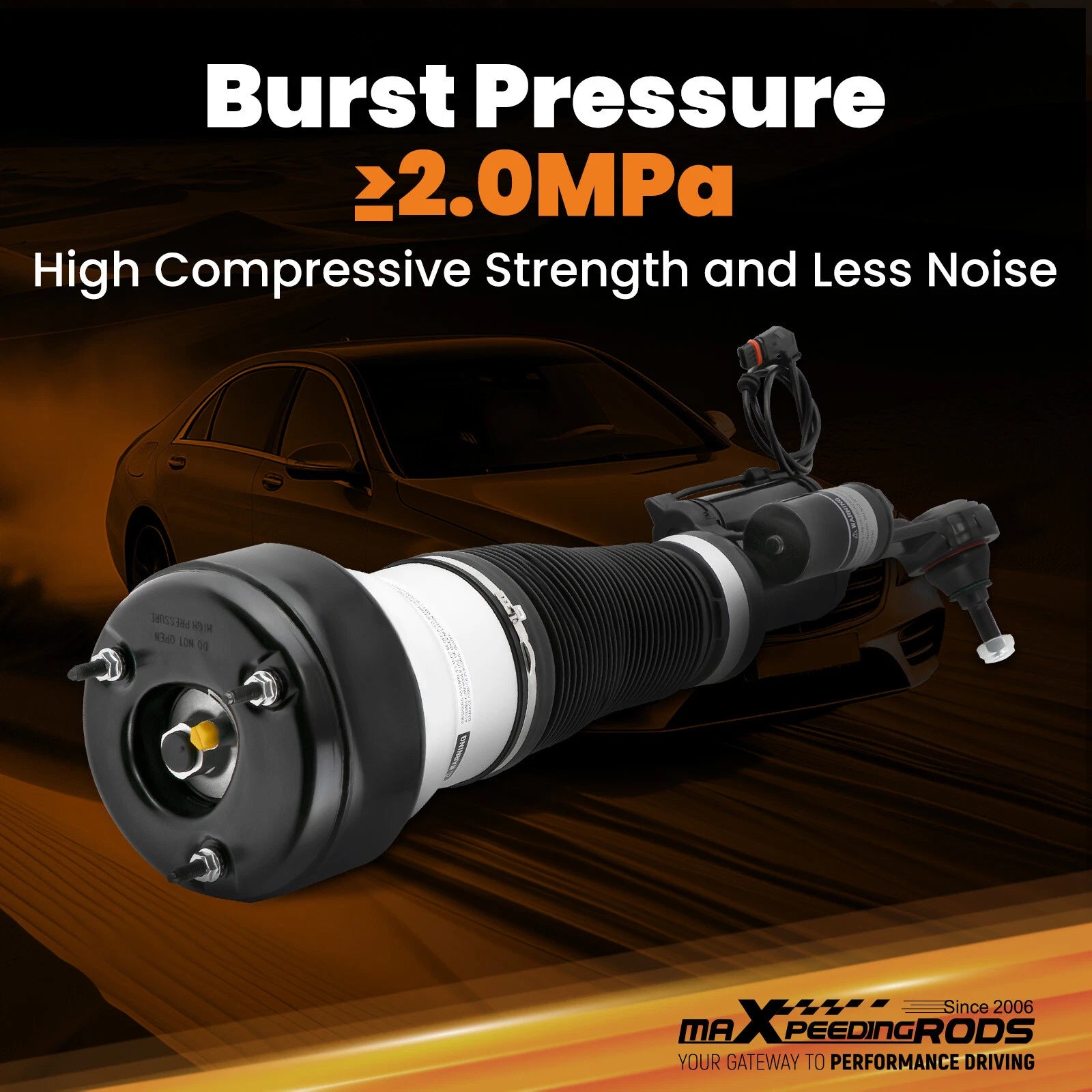 Front Left Air Suspension Strut for Mercedes W221 (2007-2013)