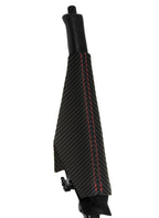 E Brake Boot Cover for Acura Integra (1994–2001) Carbon Fiber Red Stitch
