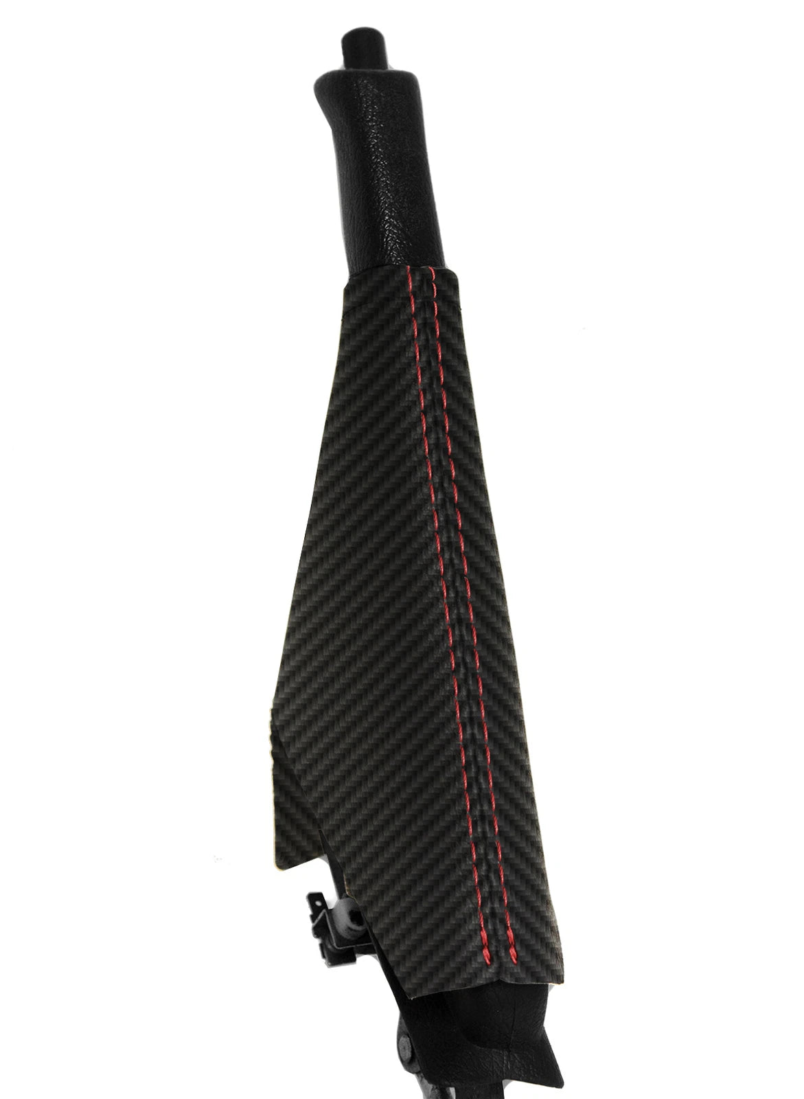 E Brake Boot Cover for Acura Integra (1994–2001) Carbon Fiber Red Stitch