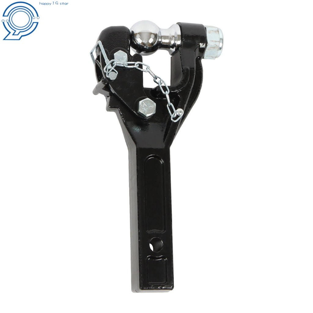 Forged Steel Pintle Hook with 2 Inch Ball for Universal Towing (Class 5)