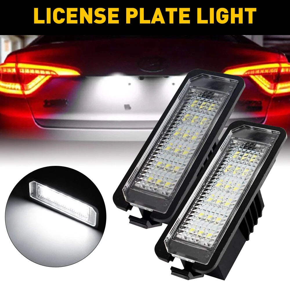 LED License Plate Lights for Porsche Cayenne Boxster Cayman Carrera (2003–2023)