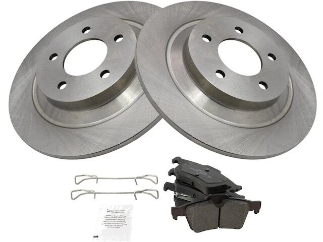 Rear Brake Pad and Rotor Kit for Mazda 5 (2006–2007) WW528BZ