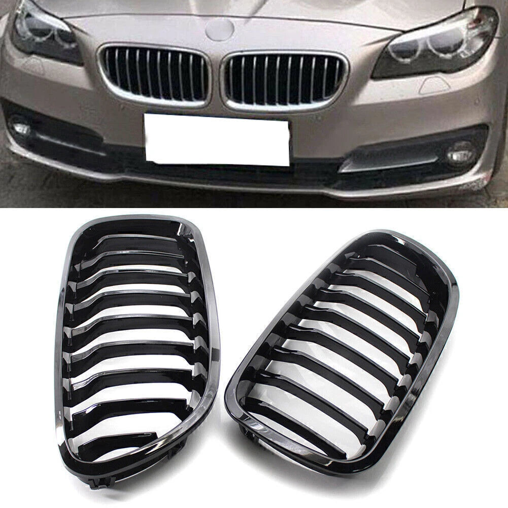 Gloss Black Kidney Grille for BMW F10 F11 M5 (2010–2016)