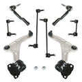 Set of 8 Front Lower Control Arms and Sway Bars for Ford Fusion Lincoln MKZ (2013–2016)