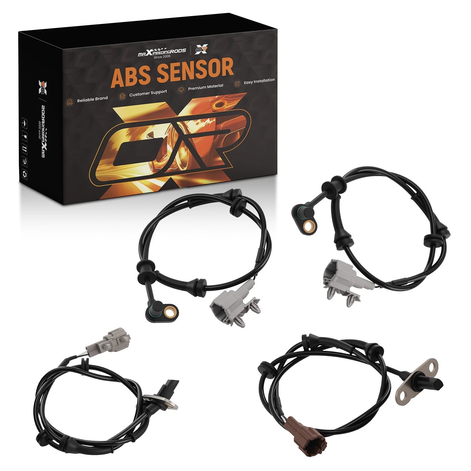 4X ABS Wheel Speed Sensor for Nissan Frontier (2005–2023)