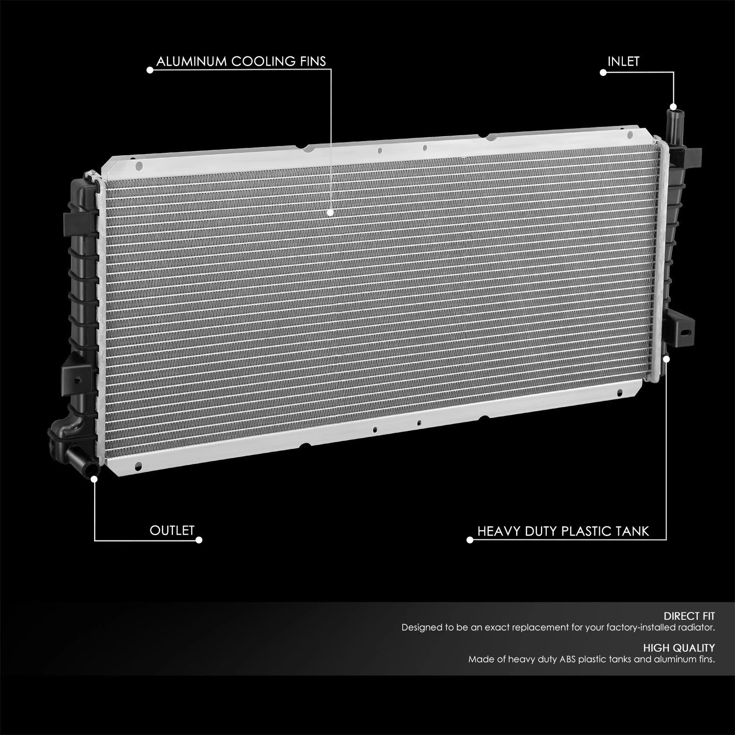Aluminum Radiator DPI2763 for Ford Escape Mercury Mariner (2005–2009)