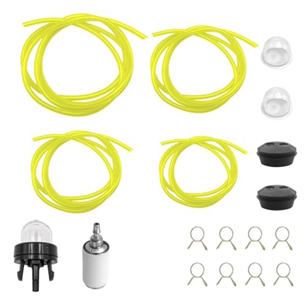 18 Piece Flexible Gas Line Kit with Filters for Lawnmower