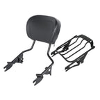 Detachable Backrest Sissy Bar & Luggage Rack for Harley Street Glide (2009–2025)