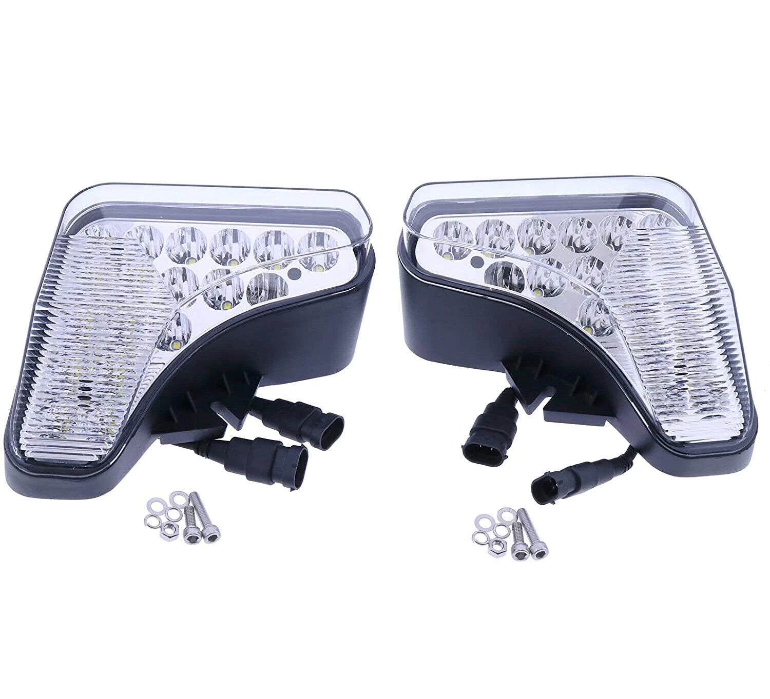 LED Headlight Assembly Kit for Bobcat S650 S740 S850 (7251340 7251341)