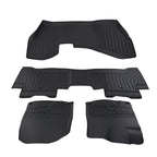 TPE Carpet Floor Mats for Acura MDX (2014–2020) 7 Seat Black Waterproof
