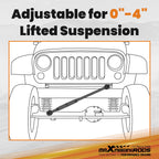 Adjustable Track Bar Kit for Dodge RAM 1500 2500 3500 (1994-2002)