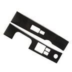 Carbon Fiber Interior Window Lift Switch Cover Trim for Nissan 350Z (2006–2009)