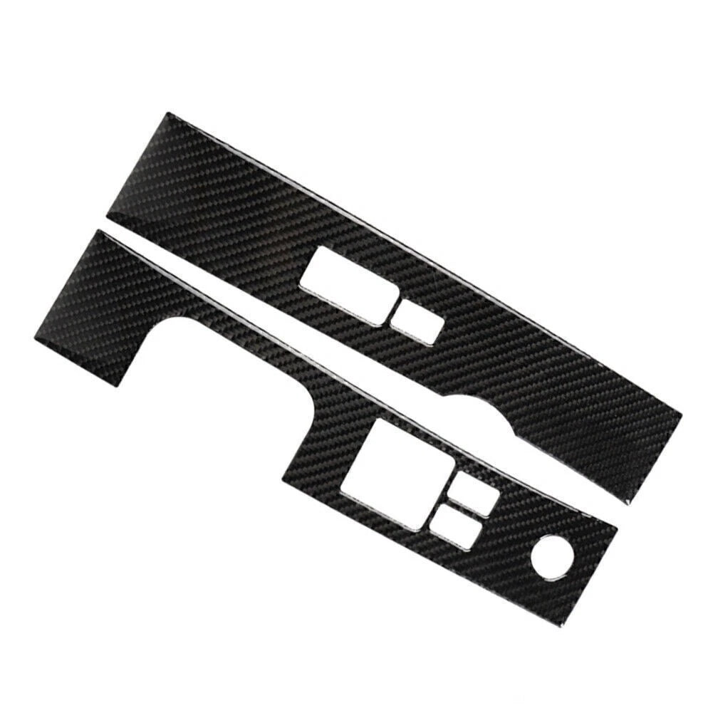 Carbon Fiber Interior Window Lift Switch Cover Trim for Nissan 350Z (2006–2009)