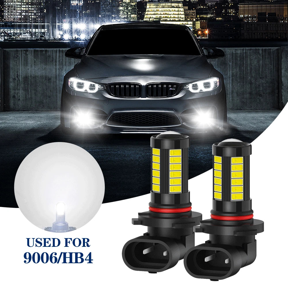 AUXITO 9006 LED Fog Light Bulbs for Driving Lamp DRL (6000K White)