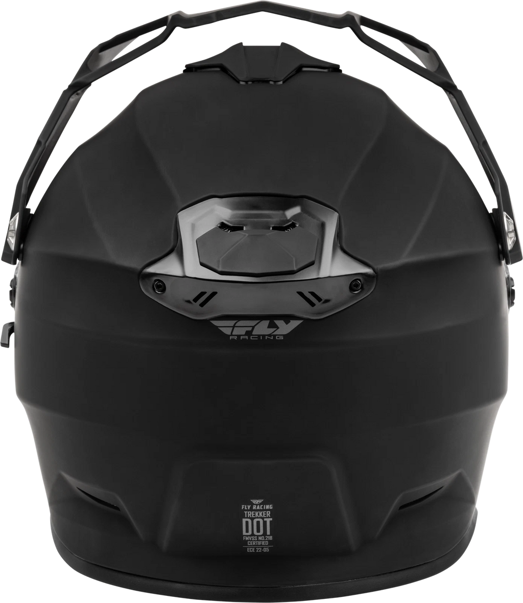 Fly Racing Trekker Solid Helmet for Street Full-Face (XL, Matte Black)