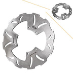 Front Left Brake Disc Rotor for Yamaha TW125 TW225 SEROW 225 TRICKER 250