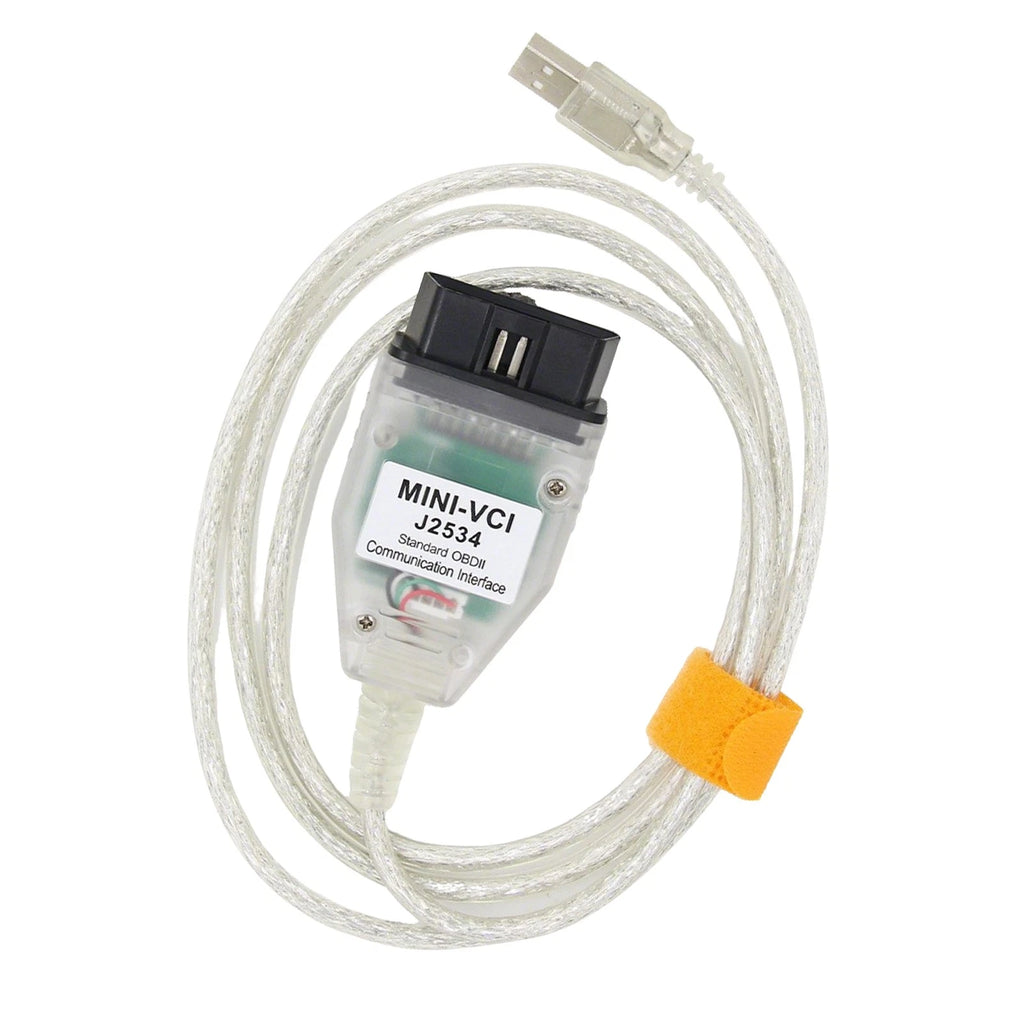 Diagnostic Cable for Toyota Techstream TIS V15 MINI VCI USB OBD2 (2000–2023)
