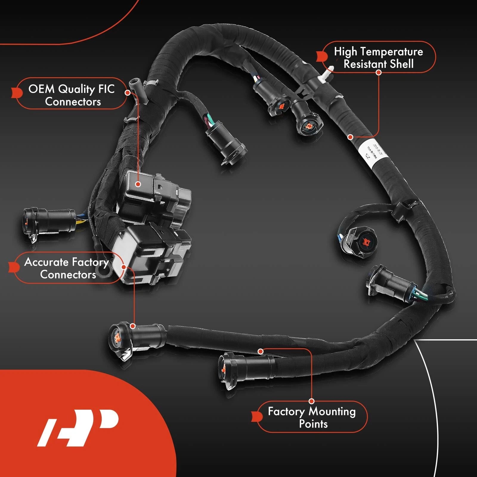 Fuel Injector Wiring Harness for Ford F-250 F-350 F-450 (2005–2010)