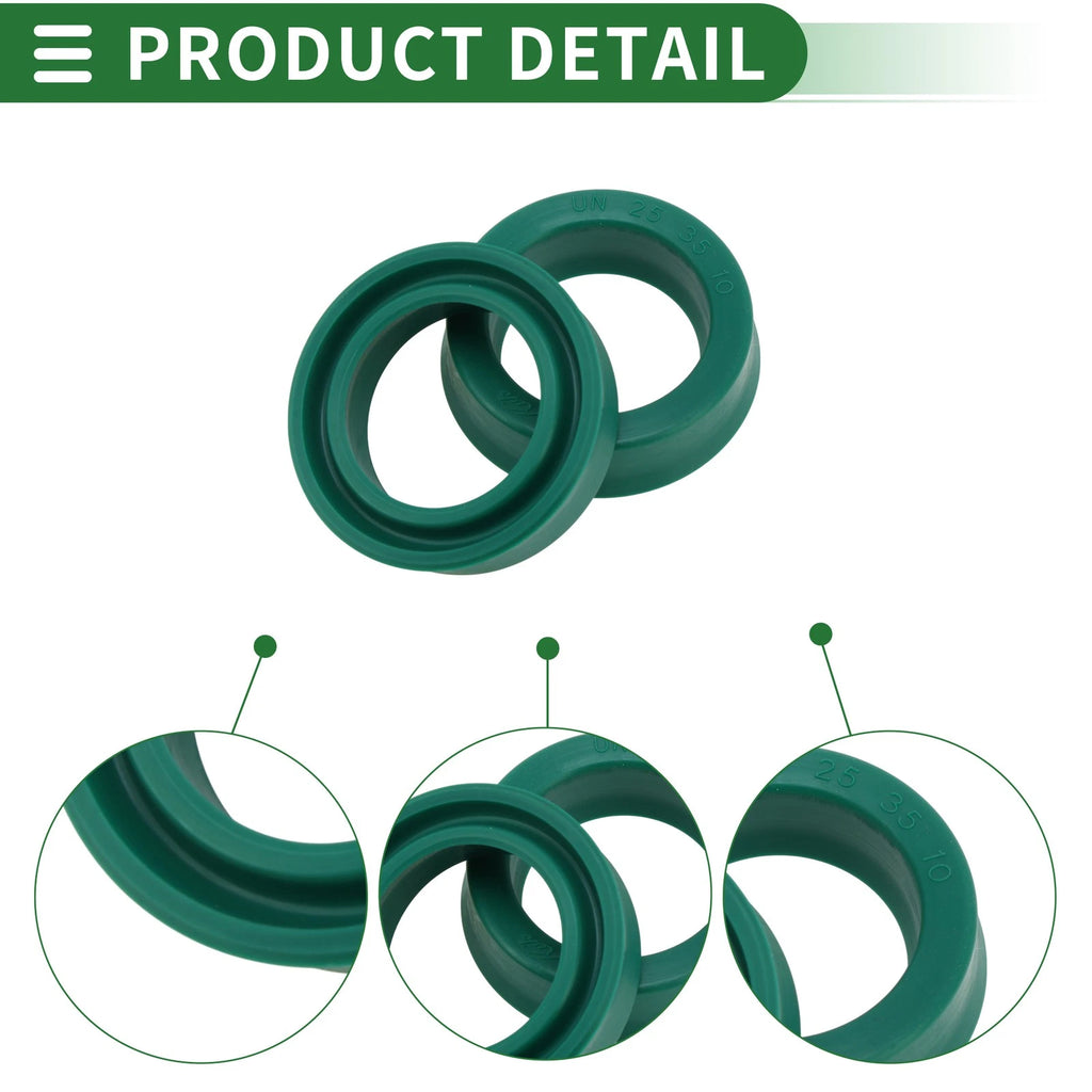 Set of 5 Oil Seal Ring 25x35x10mm for Rotary Shaft (High Pressure)