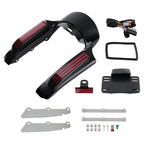 Rear Fender Fascia for Harley Touring (2014–2024) LED Black ABS Brake Light