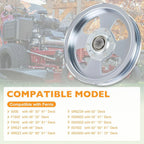 3X Flat Idler Pulley for Ferris 48" 52" 61" 72" Deck Mower