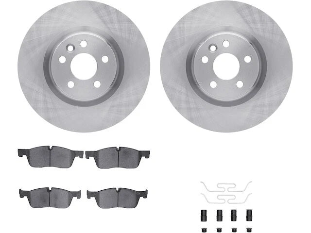 Front Brake Pad and Rotor Kit for Jaguar E-Pace (2018–2019) MB918QJ