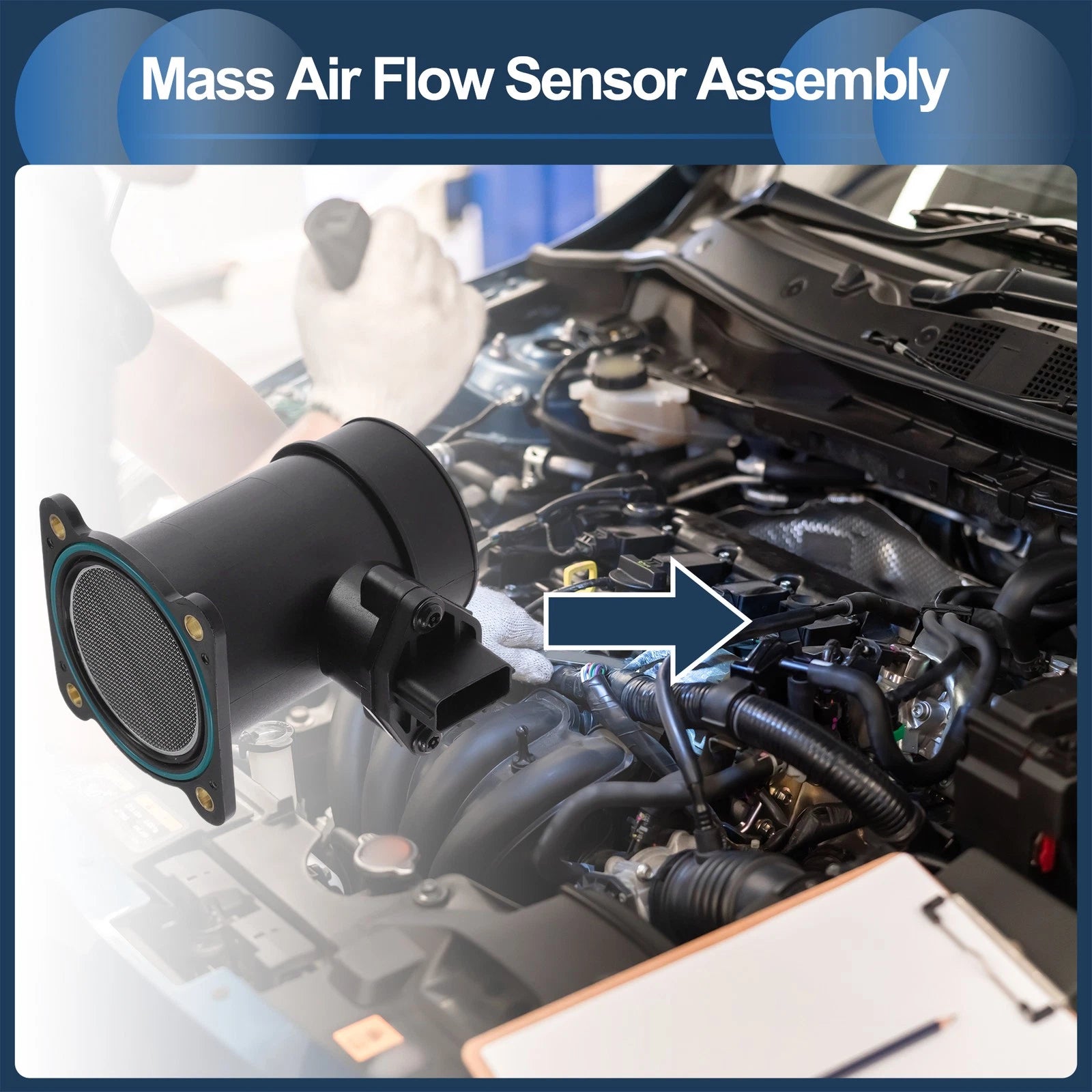 Mass Air Flow Sensor Assembly No. 22680-5U400 for Nissan Primera (2000–2004)