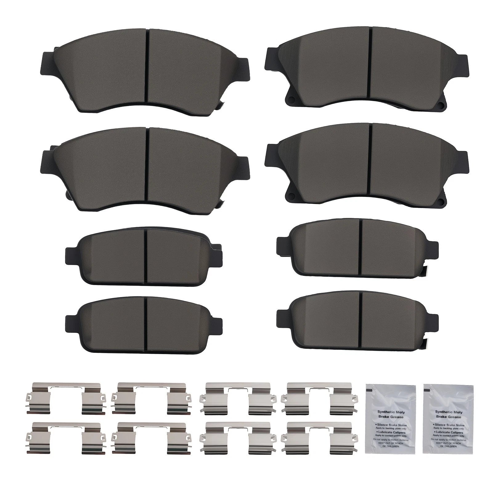 Ceramic Brake Pads Kit for Buick Encore (2013–2017), Verano (2012–2017)