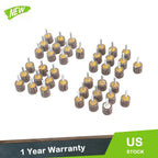 Set of 40 Mounted Flap Wheels for Various Applications (1" x 1" x 1/4")
