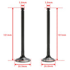Intake & Exhaust Valves with Seals for Polaris ATV UTV (3085349, 3084905, 3085412)