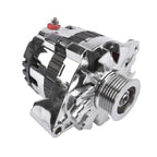 Chrome Alternator with Serpentine Pulley for GM Diesel Chevy Small Block V8