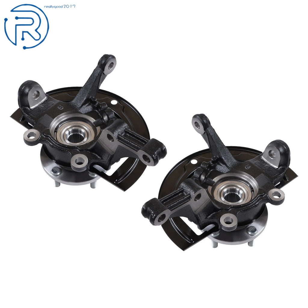 2X Front Wheel Hub Bearing & Steering Knuckle for Nissan Altima Maxima (2004–2006)