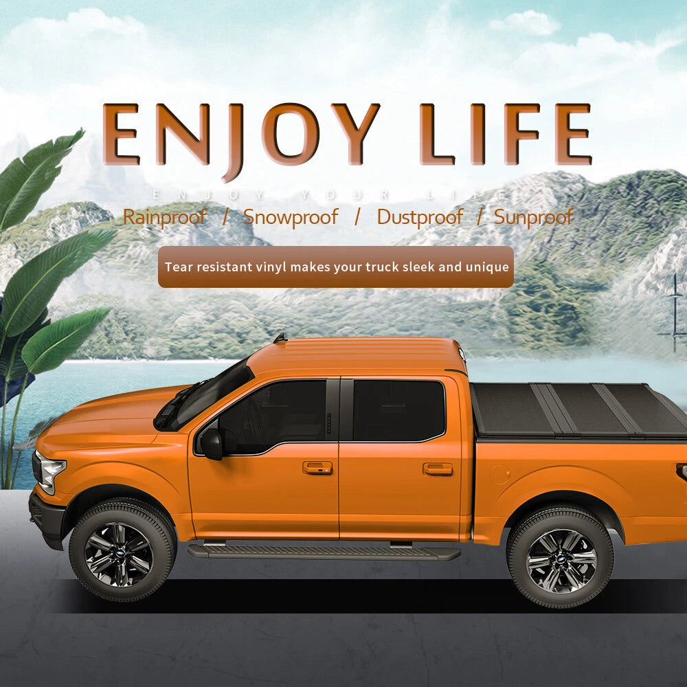 4.6FT Hard Tri-Fold Tonneau Cover for Ford Maverick (2022-2024)