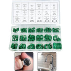270pc Rubber O Rings Assortment for Automotive Air Conditioning (Universal)