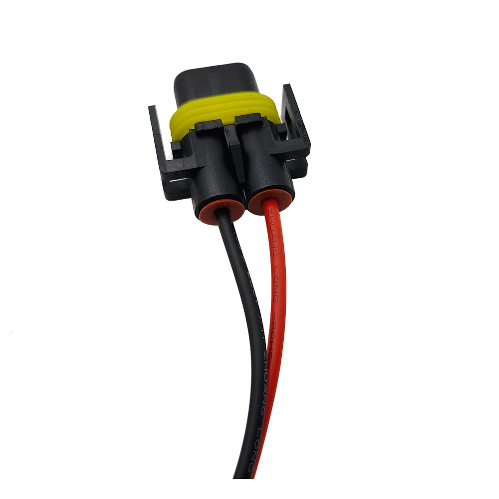 Set of 4 Headlight Low Beam Bulb Plug Harness H11 H9 for