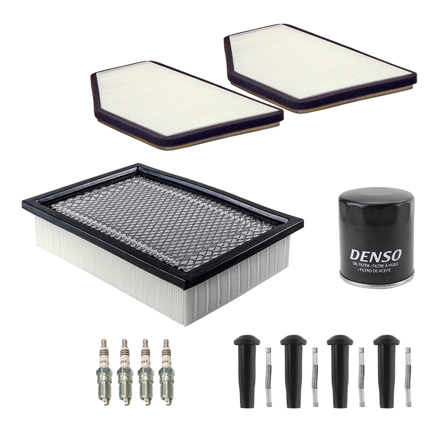 Tune Up Kit with 4 NGK Spark Plugs & Boots for Escape Mariner (2001–2010)