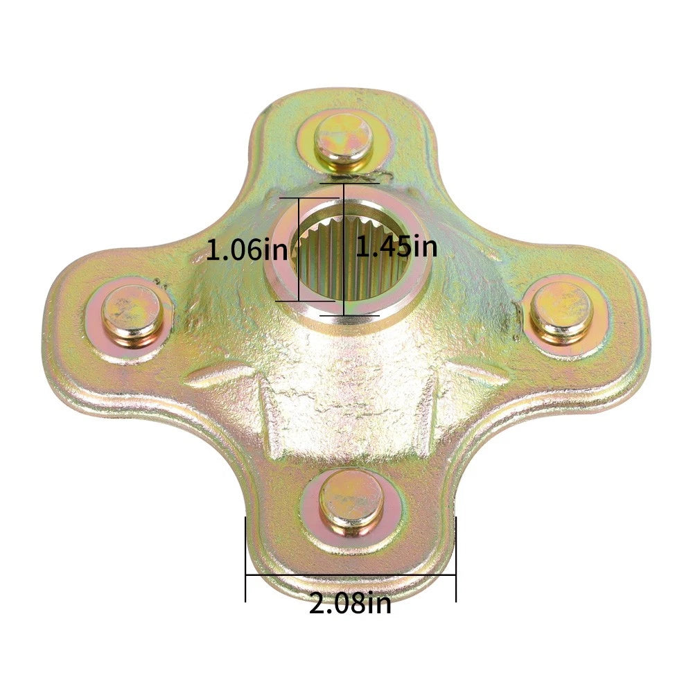 Rear Wheel Axle Hub for Yamaha Kodiak 400 YFM400FW Fa YFM400A (1993–2002)