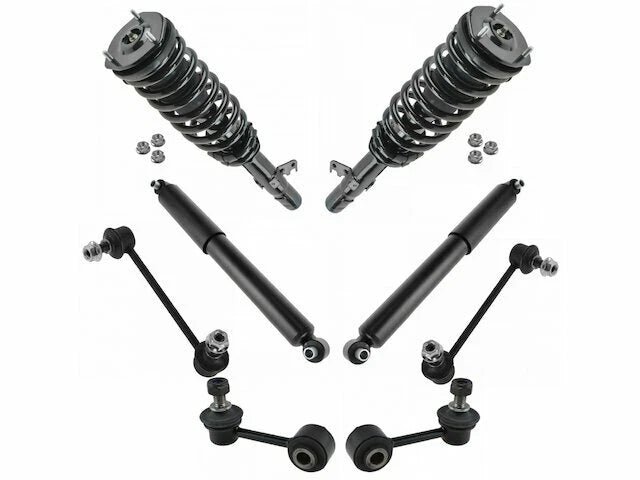 Front and Rear Shock Strut Coil Spring Sway Bar Link Kit for Mazda 6 (2003–2012) H629YB