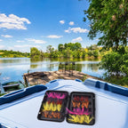 Set of 3224 Premium Fly Fishing Flies for Bass Trout Salmon