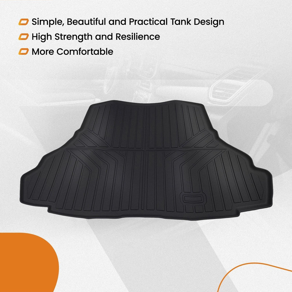 Rear Cargo Trunk Liner for Ford Mustang (2015–2023) TPE Waterproof Mat