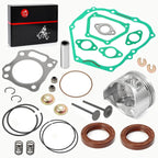 0.25mm oversized Top End Kit Piston/Valve for Yamaha YDRA Golf Cart (2000-2013)