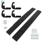 Set of 2 Running Boards for Silverado Regular Cab (2007-2018) Black